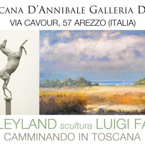 SUSAN LEYLAND sculpture LUIGI FALAI painting WALKING IN TUSCANY