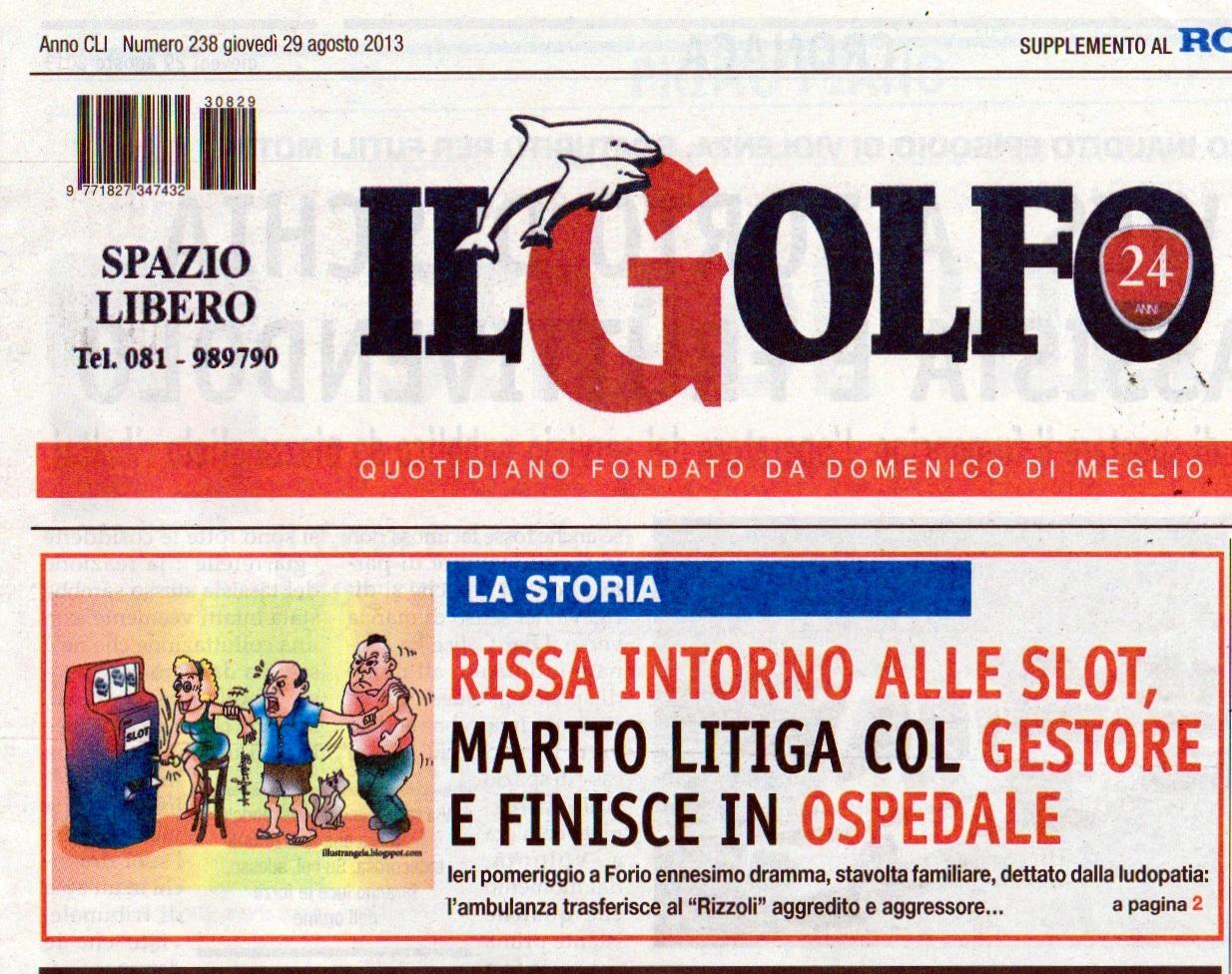 cartoons for the newspaper IL GOLFO