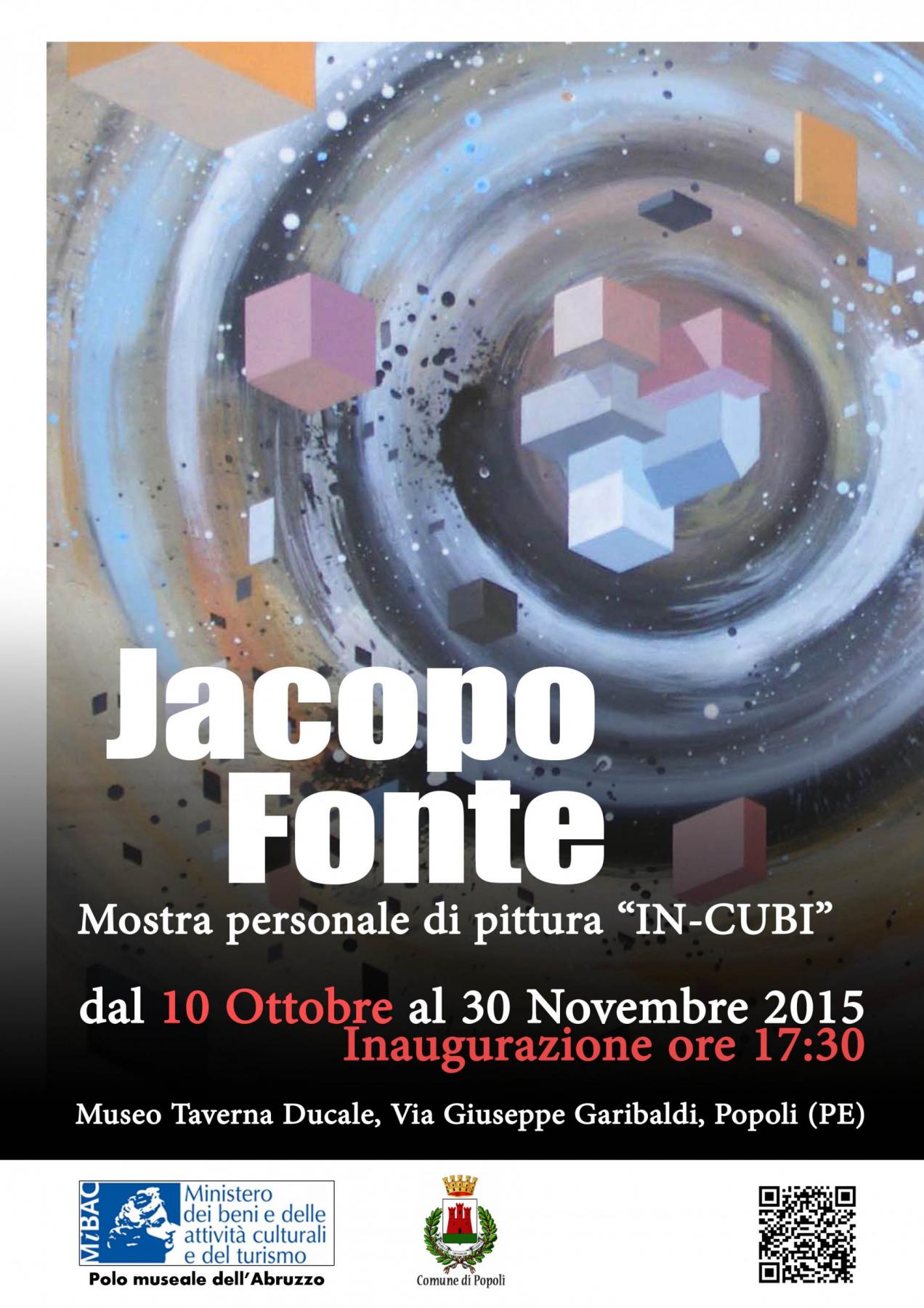 Jacopo Fonte_Mostra personal painting "IN-CUBES" _10/10/2015