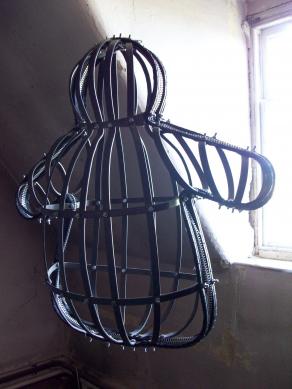 Untitled 2, 2009. (Detail of cage)