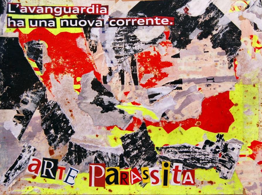 arte postale - L'aVaNGuaRDia Ha uNa NuoVa CoRReNTe. ARTE PARASSITA