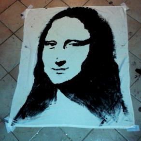 la Gioconda con i piedi