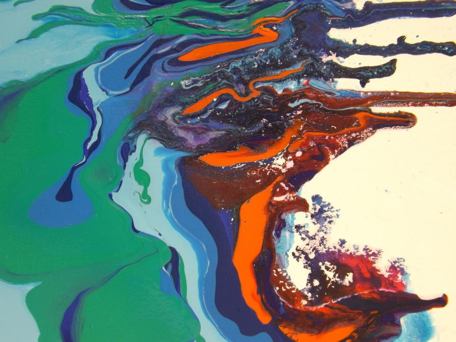 Psychedelic Shoreline - Close Up 1