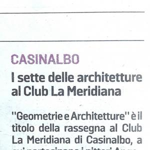 GEOMETRIE E ARCHITETTURE AL CLUB MERIDIANA (MO)