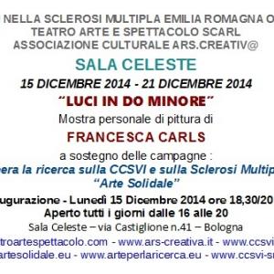 Invito Mostra di Francesca Carls 