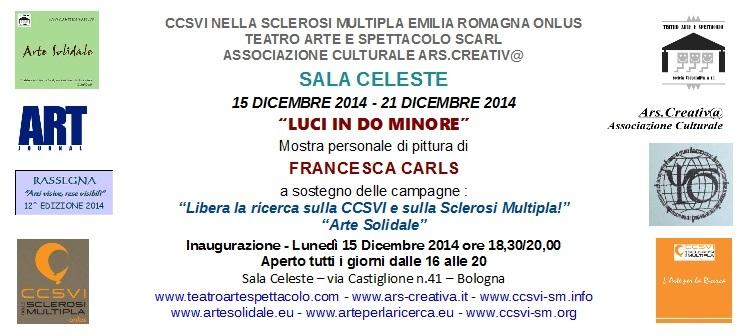 Invito Mostra di Francesca Carls 