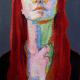 Fabio Modica | Circe - mixed media on jute - cm 60x100 | Private Collection - Brooklyn - NY