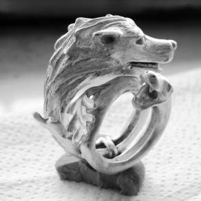 Snake&Fox Sculpture Ring