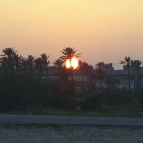 Sunset in Libya 