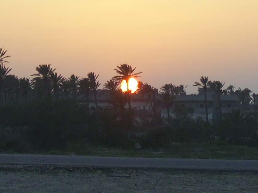 Sunset in Libya 