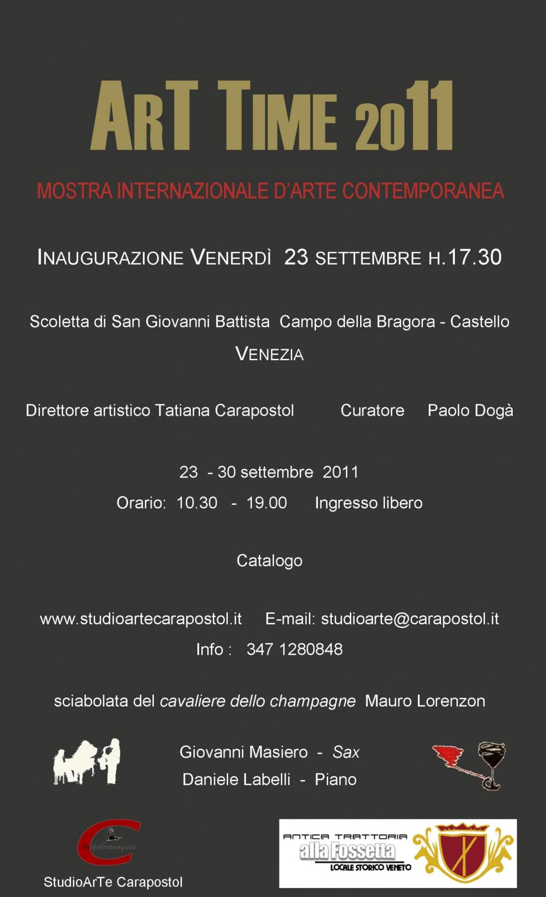 ART TIME 2011 mostra internazionale d' arte contemporanea