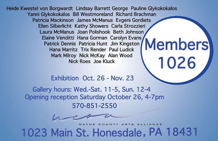 Carla Strozzieri participates in Members 1026 juried art show