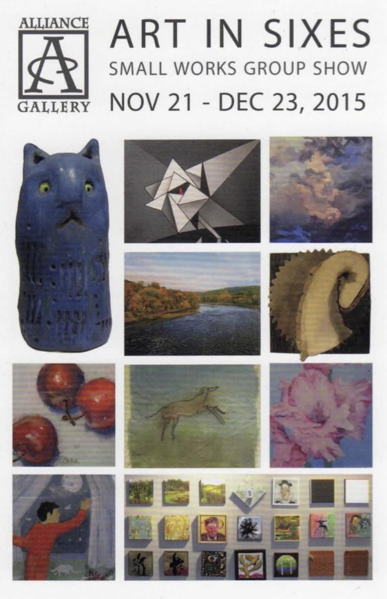 Carla Strozzieri is participating in the eleventh annual Art in Sixes Show in Narrowsburg, NY. 