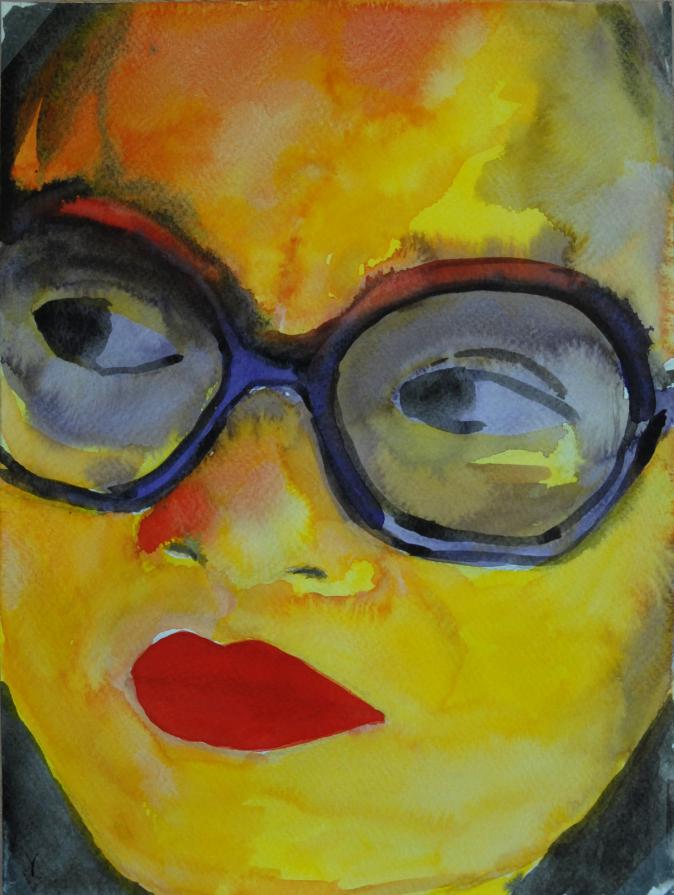 Self-portrait with sunglasses