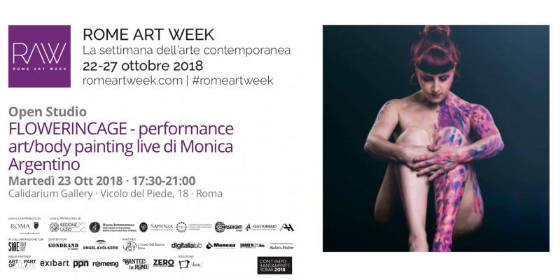 Performance Art Live di Monica Argentino RAW 2018 (Vernissage Art Market)