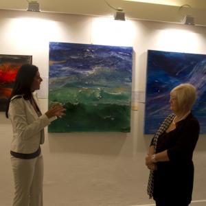 Inaugurazione mostra MESSAGGI VISIVI allo SPAZIO D'ARTE14 di MODENA