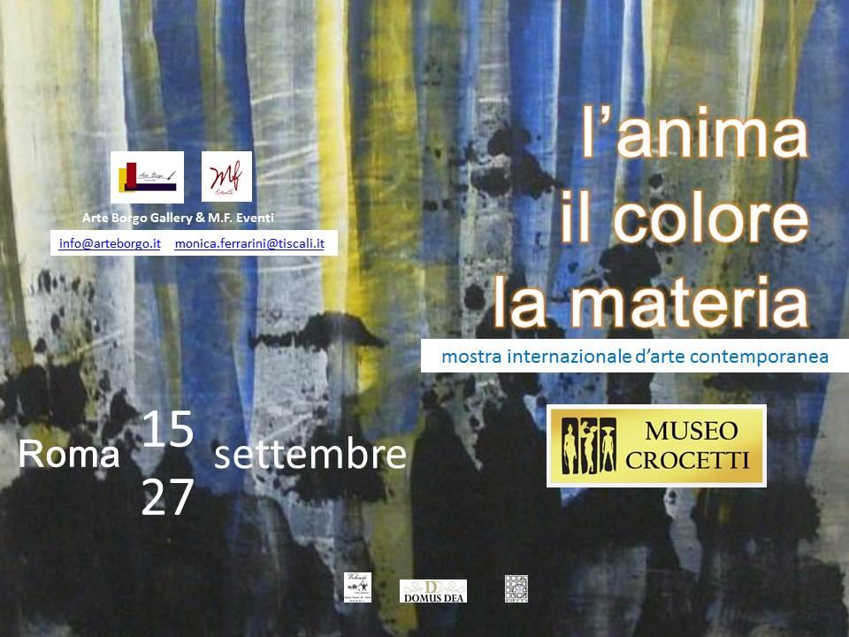 L’ANIMA,  IL COLORE,  LA MATERIA