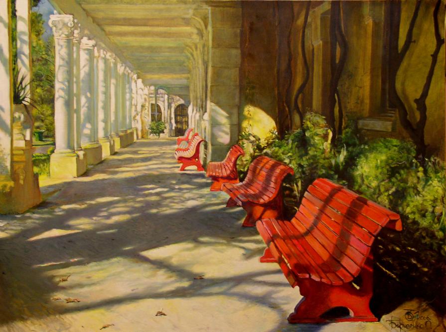 RED BENCHES