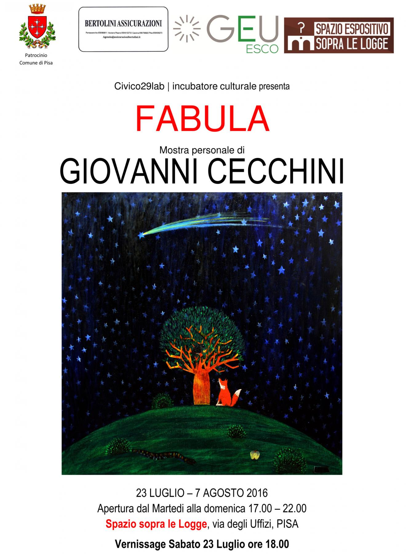 FABULA - mostra personale di pittura di Giovanni Cecchini