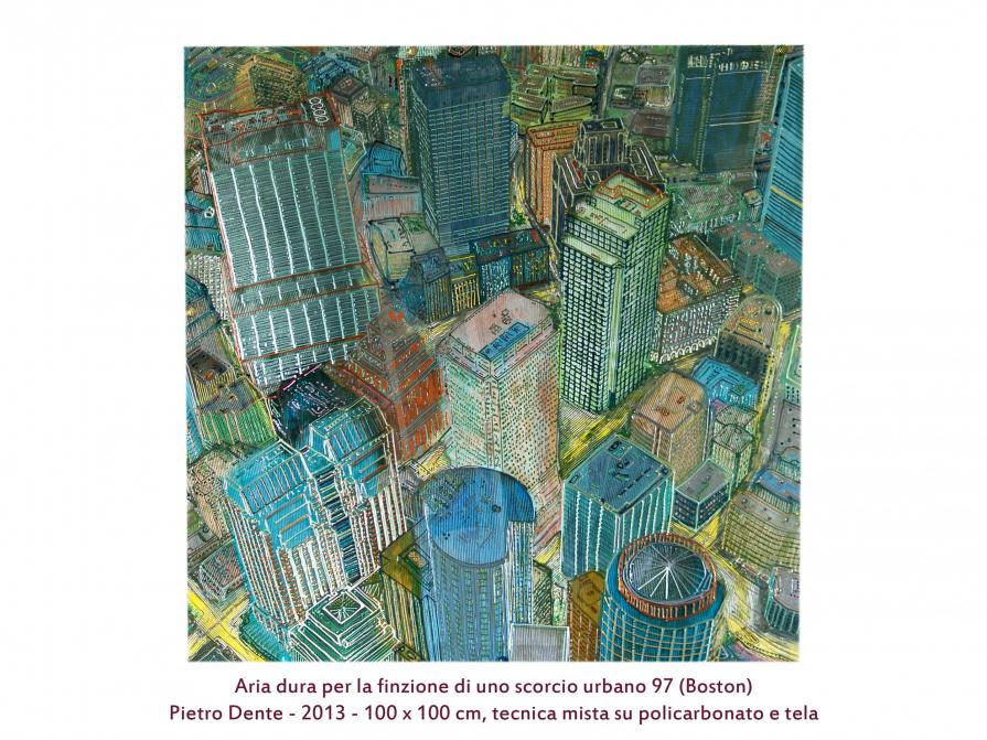 Aria dura per la finzione di uno scorcio urbano 97 (Boston)