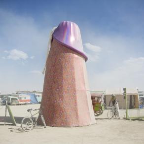 Burning man sexual art