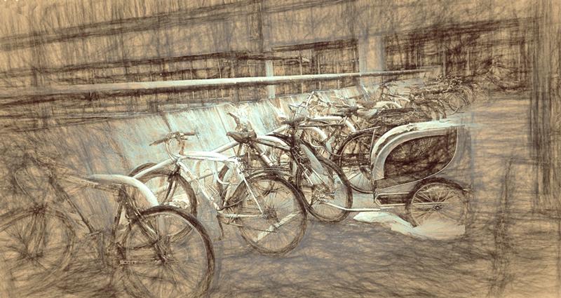 Bikes and carts