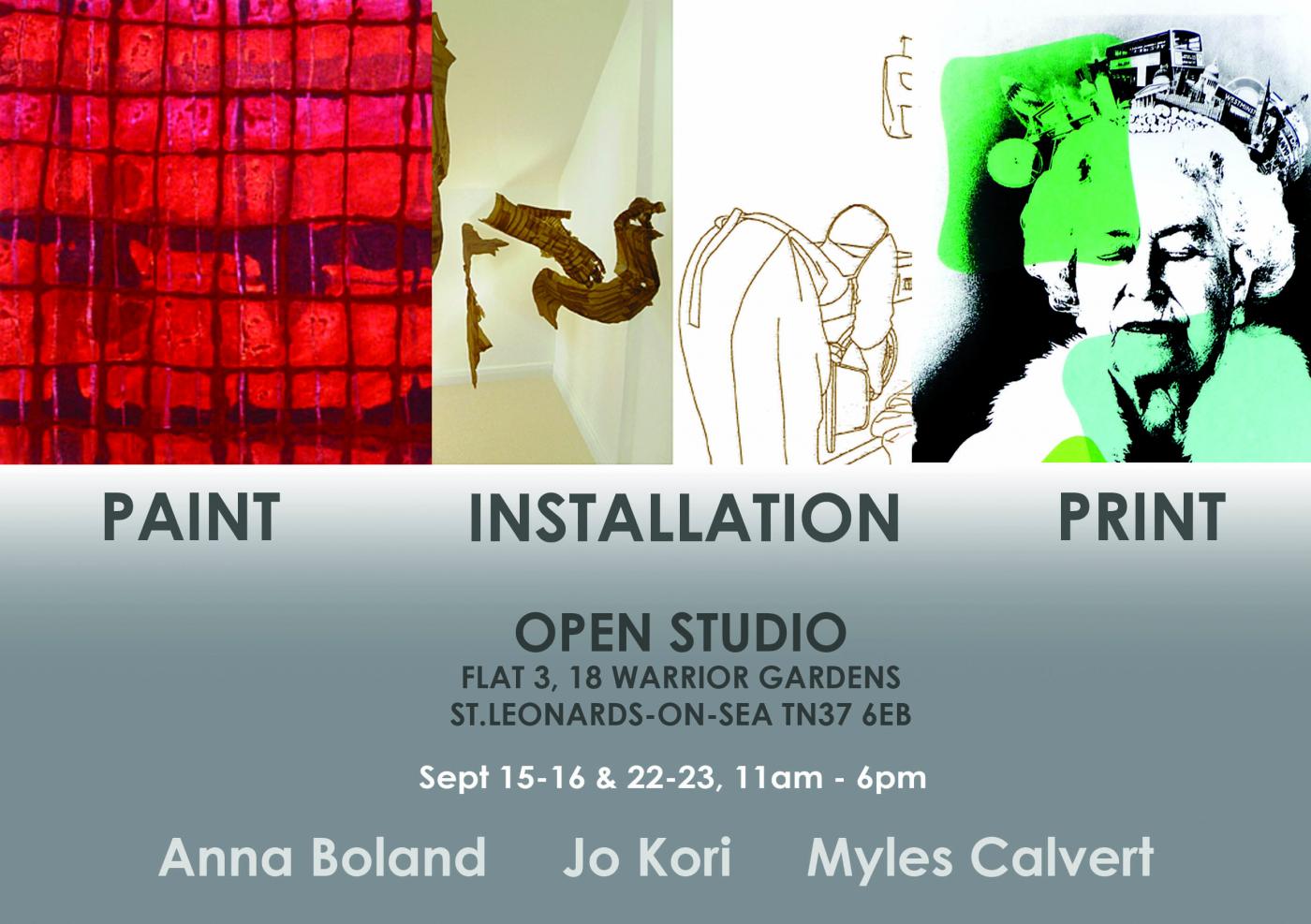 Open Studio: Paint Installation Print