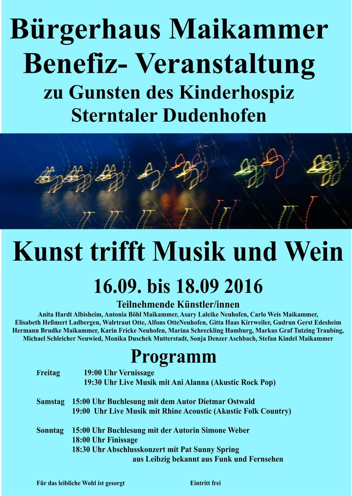 Kunst trifft Musik und Wein