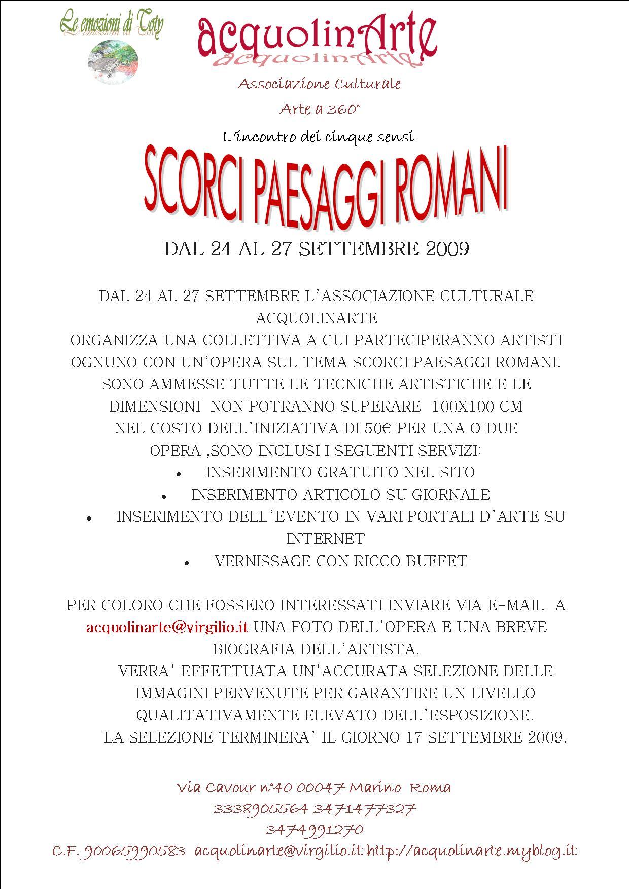 SCORCI PAESAGGI ROMANI