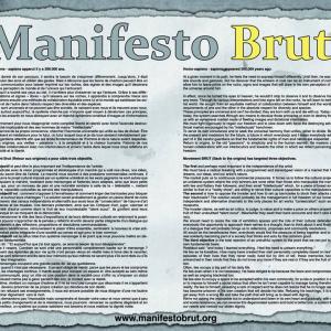 « Le Mensonge »- EXPO MANIFESTO BRUT