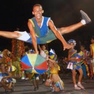 Dancers of frevo