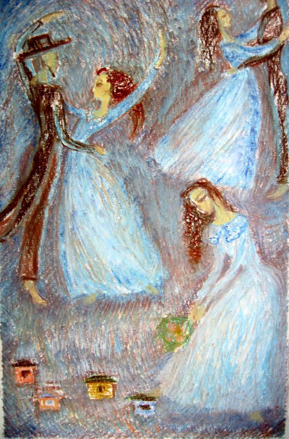 Dancers I - Memories of Marc Chagall's paintings