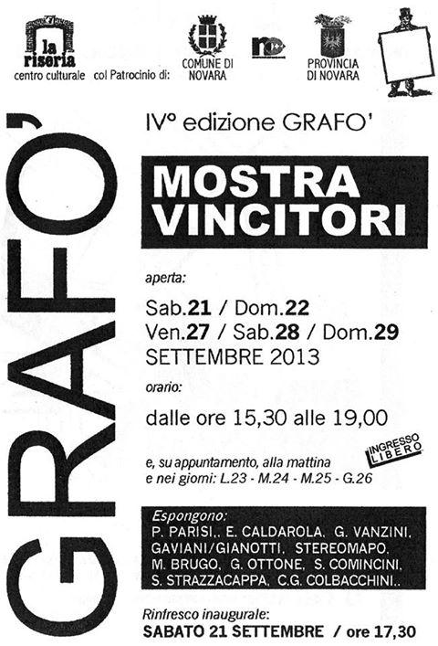 Mostra dei Vincitori di Grafò 2013