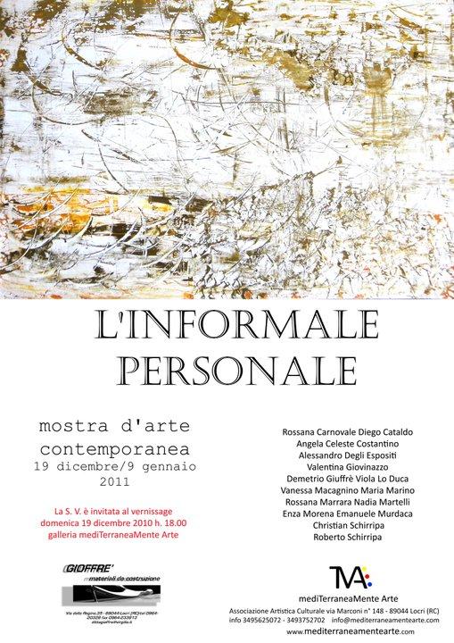 "L'Informale Personale" 