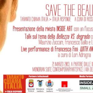 SAVE THE BEAUTY | TARANTO CHIAMA ITALIA > ITALIA RISPONDE 