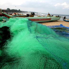 Le reti color smeraldo dei pescatori di Mamallapuram