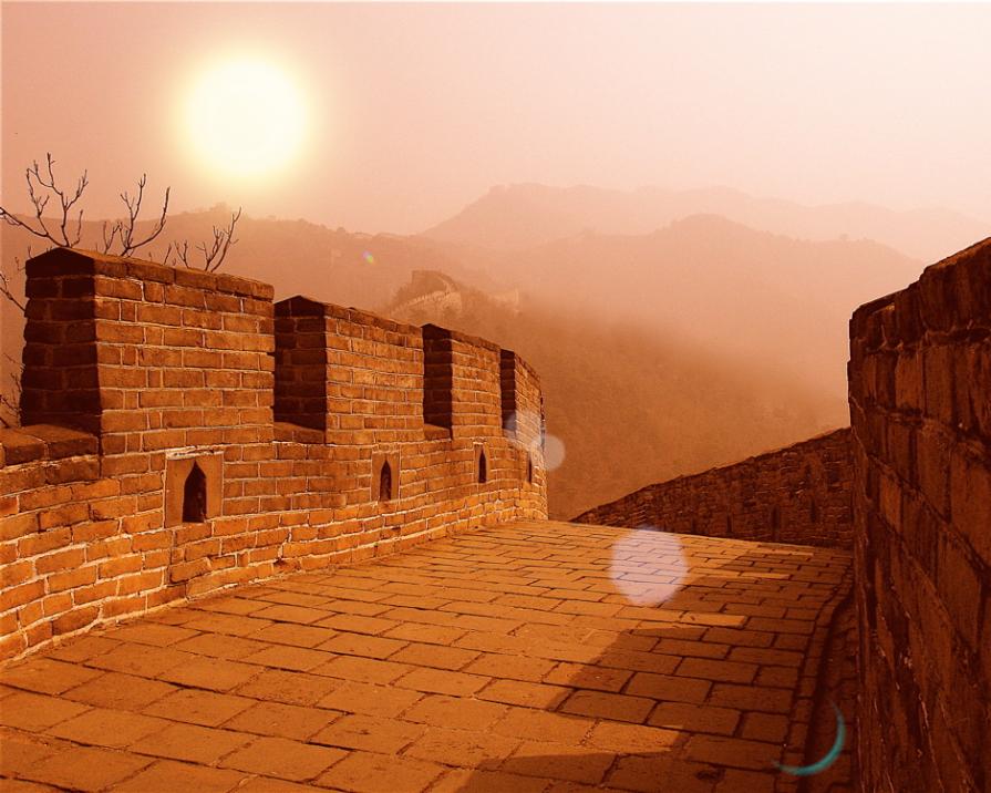 Great Wall sun-flare