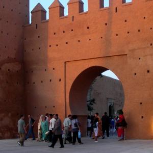 Morocco, red clay, ocher, yellow