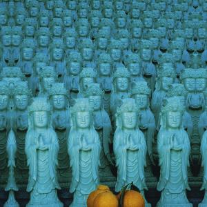 blue buddhas