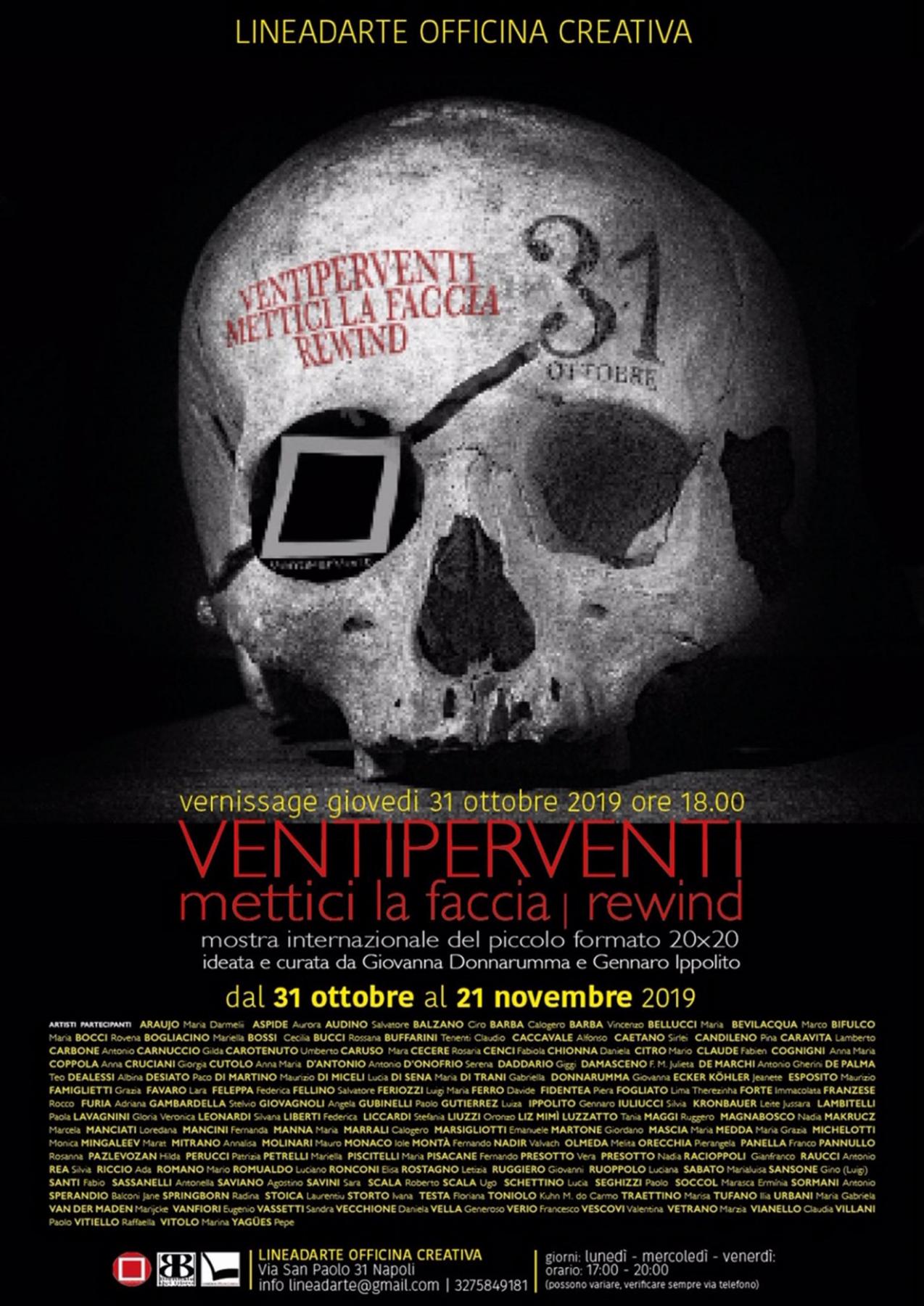 VENTIPERVENTI | mettici la faccia | rewind | 2019 - ideata e curata da Giovanna Donnarumma e Gennaro Ippolito - Lineadarte Officina Creativa