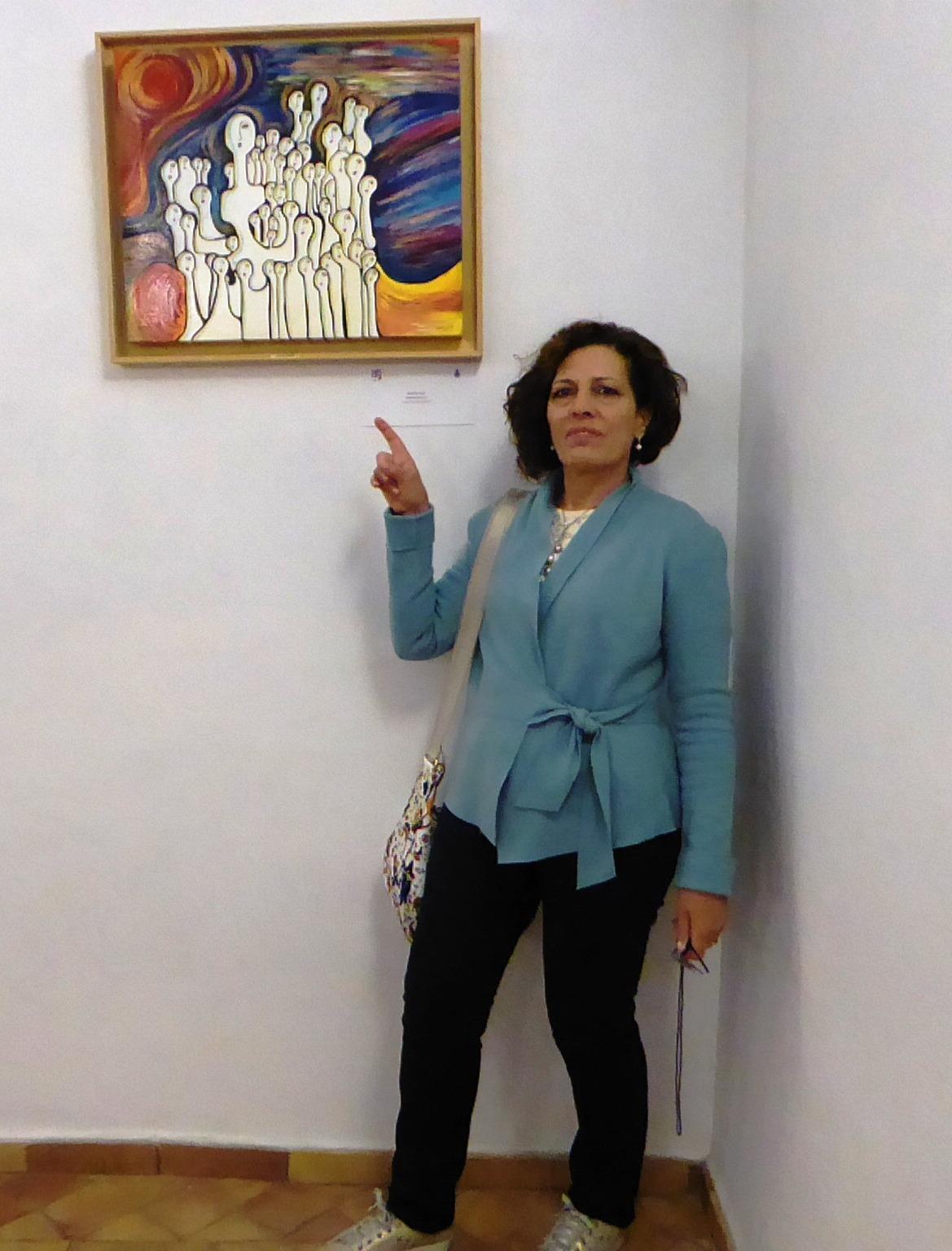 Maristella Angeli presente all’inaugurazione “Asylum: la paura come[Arte]”