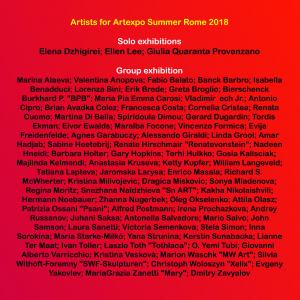 Artexpo Summer Rome 2018