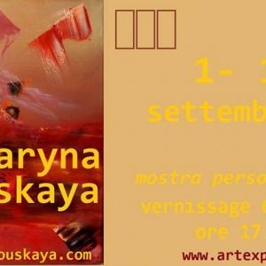 MOSTRA PERSONALE DI MARYNA SAKALOUSKAYA