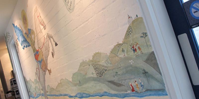 St.George mural for Hellenic Republic restaurant