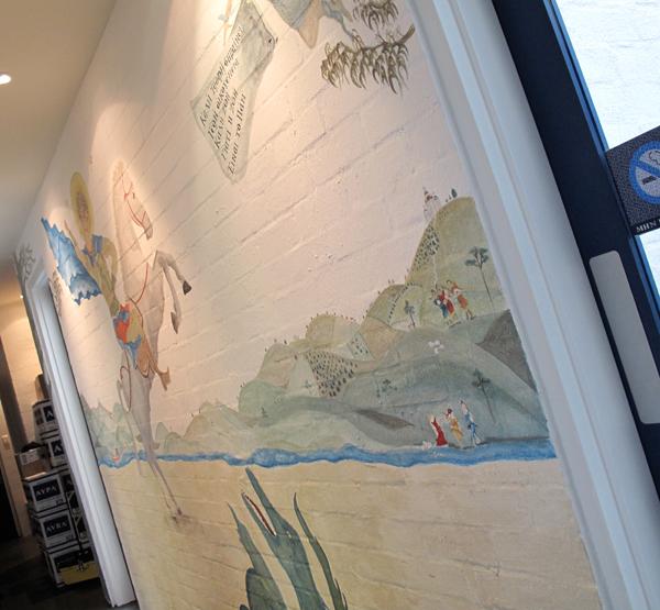 St.George mural for Hellenic Republic restaurant