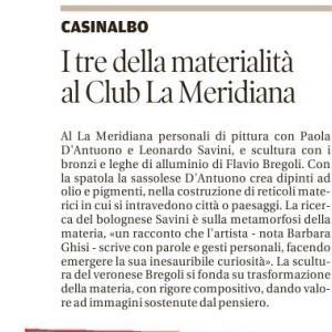 CREAZIONE E MATERIA IN VILLA- CLUB MERIDIANA (MO)