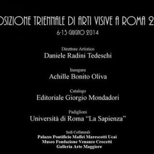 Esposizione Triennale di arti Visive - Roma 2014