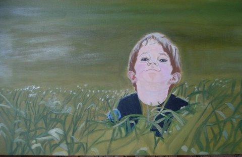 child in the field