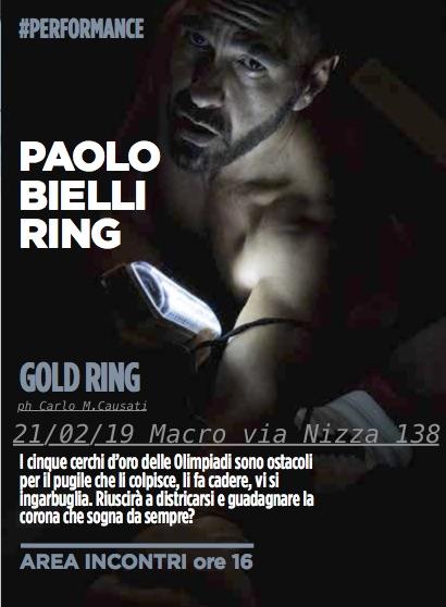 GOLD-RING performance by PAOLO BIELLI RING