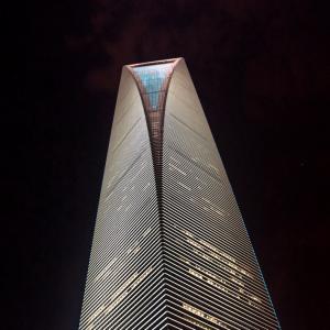 China. Shanghai. Contrasts between old and new 2/2